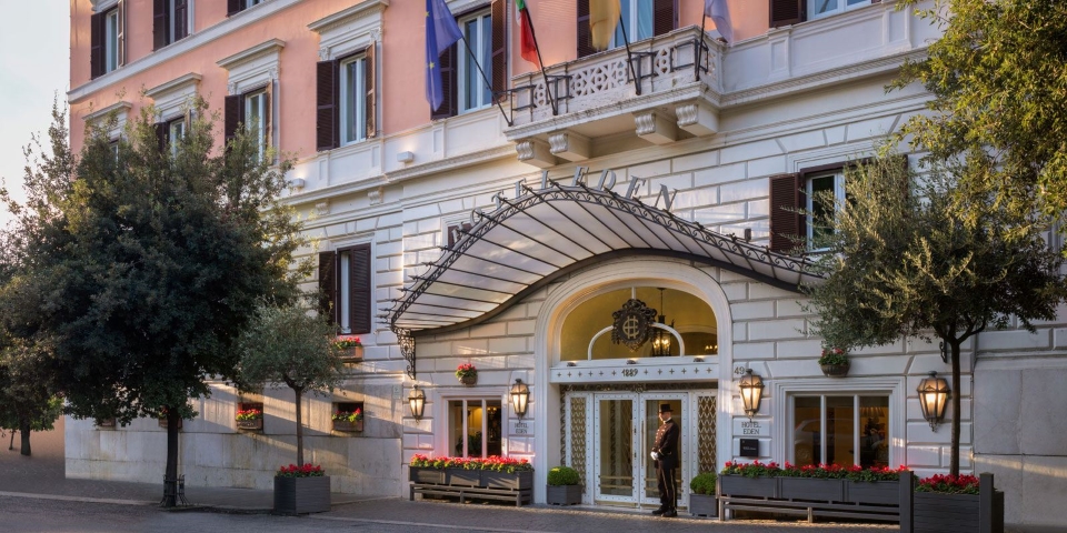 Hotel Eden, one of the most iconic luxury 5-star hotels in Rome